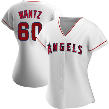 Authentic Andrew Wantz Women's Los Angeles Angels White Home Jersey