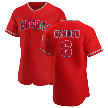 Authentic Anthony Rendon Men's Los Angeles Angels Scarlet Alternate Jersey