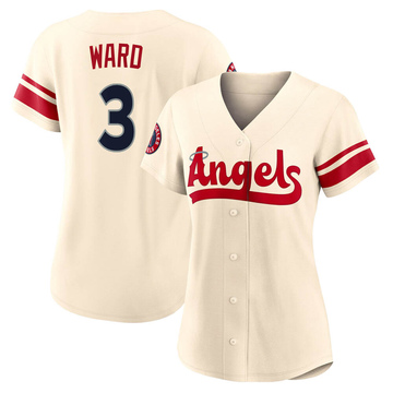 Authentic Taylor Ward Women's Los Angeles Angels Cream 2022 City Connect Jersey
