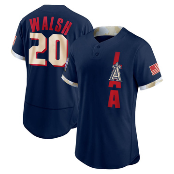 Game Jared Walsh Men's Los Angeles Angels Navy 2021 All-Star Authentic Jersey