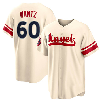 Replica Andrew Wantz Youth Los Angeles Angels Cream 2022 City Connect Jersey