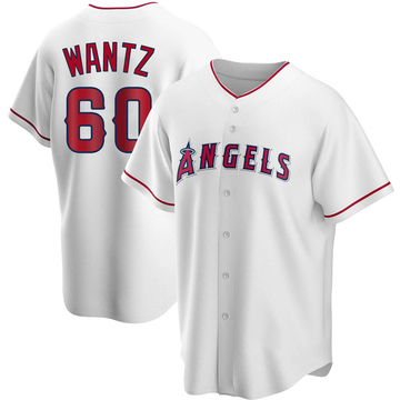 Replica Andrew Wantz Youth Los Angeles Angels White Home Jersey