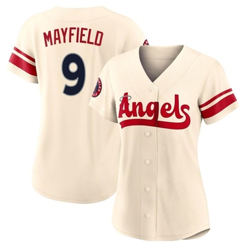 Replica Jack Mayfield Women's Los Angeles Angels Cream 2022 City Connect Jersey
