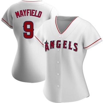 Replica Jack Mayfield Women's Los Angeles Angels White Home Jersey