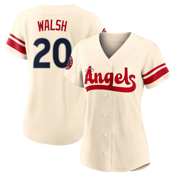 Replica Jared Walsh Women's Los Angeles Angels Cream 2022 City Connect Jersey