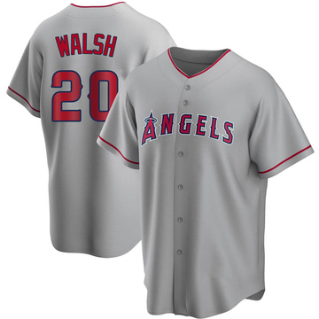 Replica Jared Walsh Youth Los Angeles Angels Silver Road Jersey