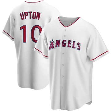 Replica Justin Upton Men's Los Angeles Angels White Home Jersey