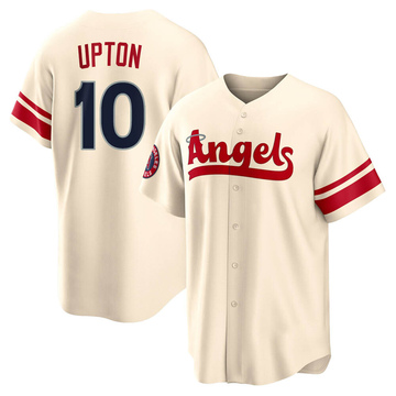 Replica Justin Upton Youth Los Angeles Angels Cream 2022 City Connect Jersey