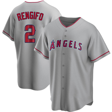 Replica Luis Rengifo Youth Los Angeles Angels Silver Road Jersey